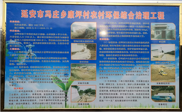 中央第六金年会督察组视察康坪村给排水及生涯污水处置工程