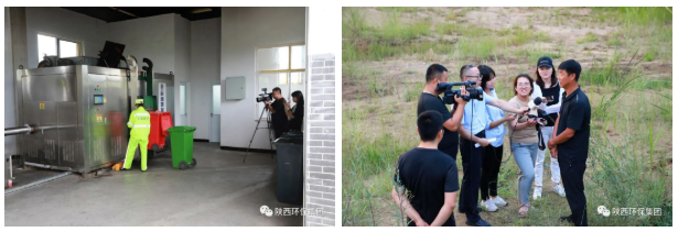 中省媒体采访团到陕西金年会集团陕北片区沉点项目集中采访