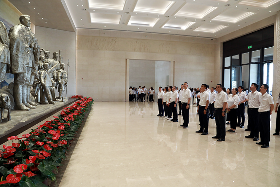 陕西金年会集团党委赴关中革命留想馆发展“追寻革命足迹 传承红色基因 筑牢风格根基”党建研学活动