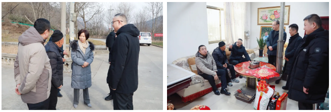 郝军亮赴集团村落振兴助扶点发展调研及新春慰问